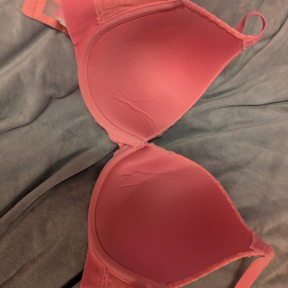 Victoria's Secret Pink Animal Print Lace Push Up Bra Size 36 D - Picture 6 of 7